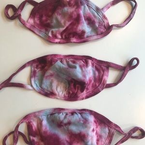 3 for $25 facemasks / tie dye face masks